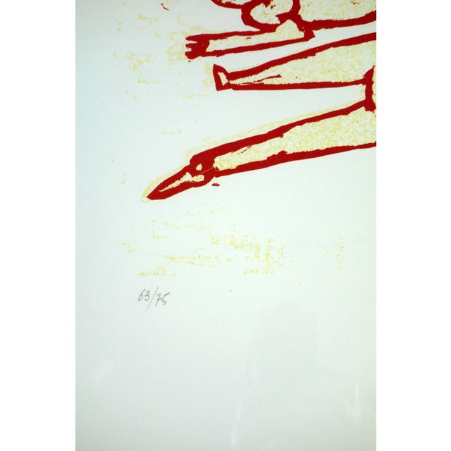1980s Mino Maccari, Composition, Lithograph, 1980s For Sale - Image 5 of 8