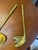 Pop Art Vintage Brass Golf Club Salad Servers - A Pair For Sale - Image 3 of 8
