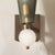 2020s Modernist Hand-Blown Smoked Gray Murano Glass Conical Sconces With Orbital Drop For Sale - Image 5 of 15