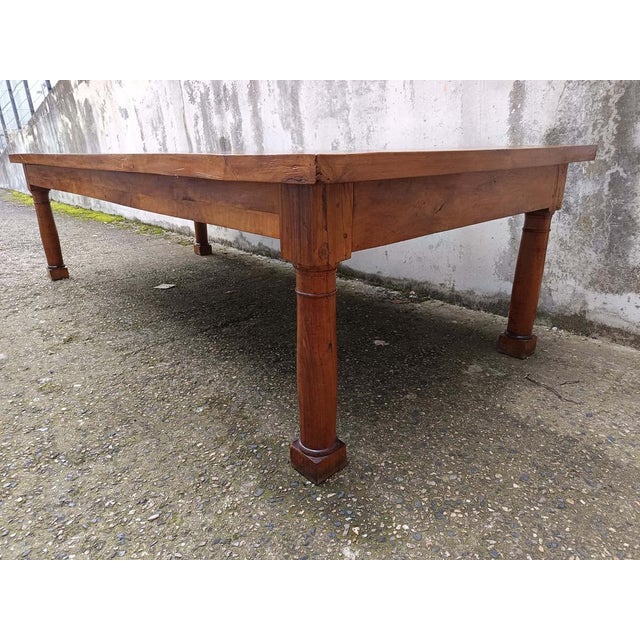 Vintage Craft Table in Walnut For Sale - Image 4 of 18