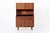 Mid Century Danish Teak Wood Bookcase Cabinet & Secretary Desk 1960s For Sale - Image 12 of 14