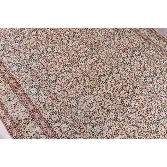 Vintage Turkish Rug in Wool For Sale - Image 5 of 11
