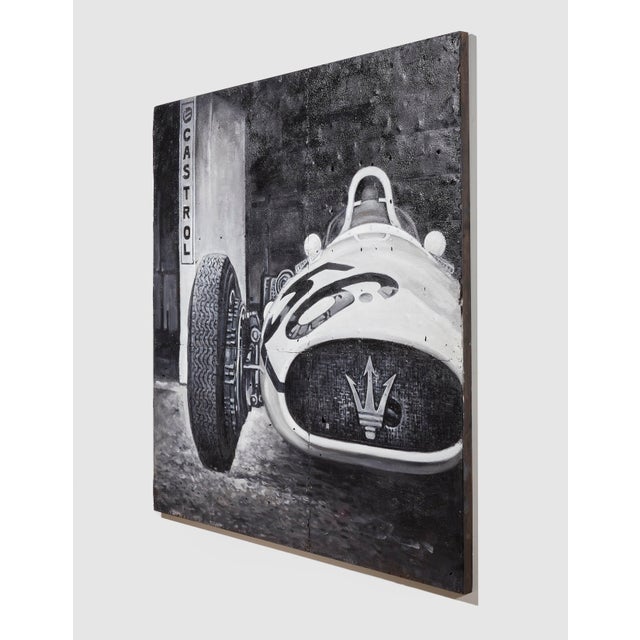 Maserati 56 I Collective Bap Vietnam Art Black White Vintage Racing Composition For Sale In Greensboro - Image 6 of 13