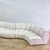 Postmodern Channeled Scalloped Beige Fabric Sections Sofa - 6 Pieces For Sale - Image 4 of 12