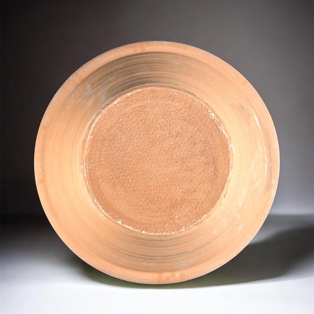 Large Spanish Fajalauza Ceramic Bowl For Sale - Image 3 of 8