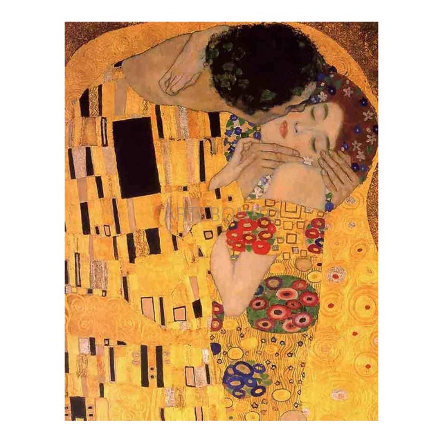 Klimt the Kiss Limited Edition Giclee For Sale