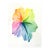 Rainbowland Petunia - Original Floral Abstract Watercolor Painting on Paper by Xiao Wen Xu For Sale