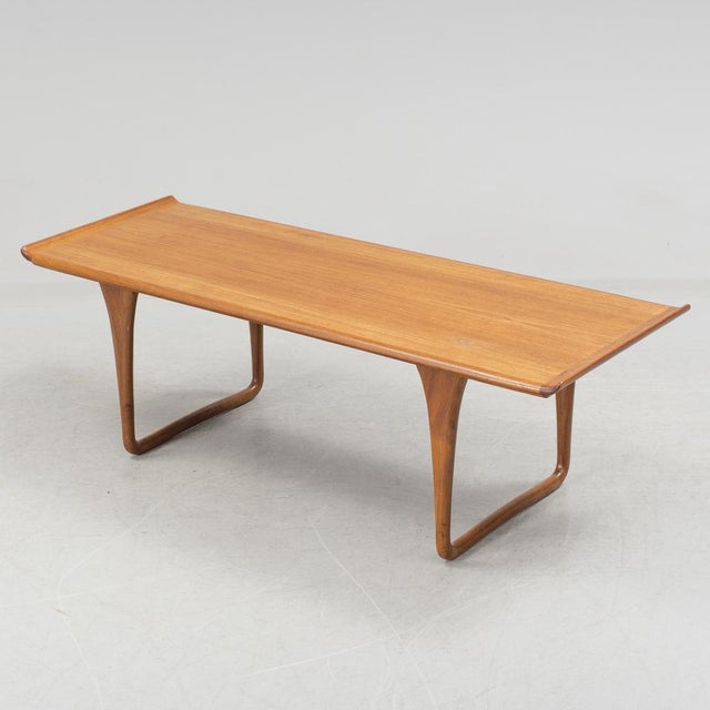 Wood Teak Coffee Table by Svante Skogh for Seffle Mobelfarik, Sweden, 1960s For Sale - Image 7 of 7