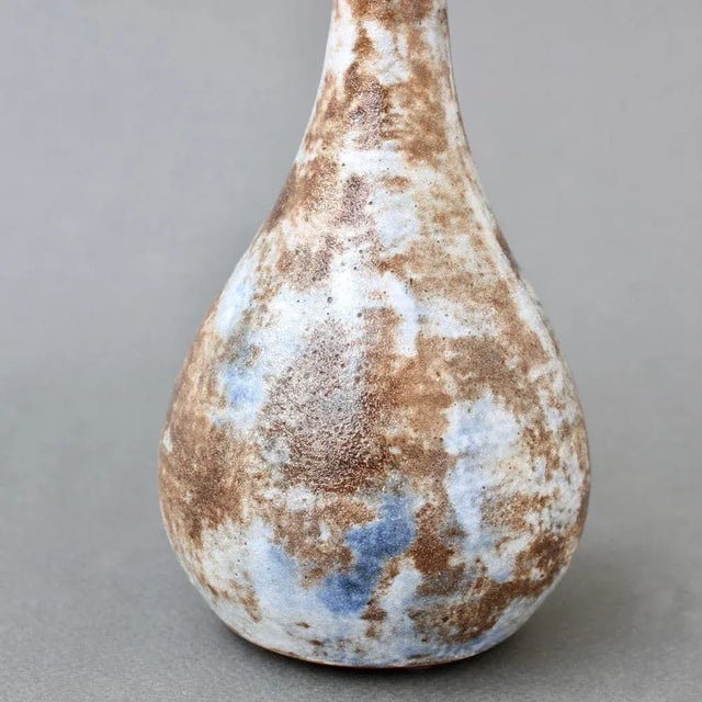 Ceramic Small Mid-Century Ceramic Flower Vase by Alexandre Kostanda, 1960s For Sale - Image 7 of 11