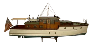 Yacht Model of the Nellie J of Duxbury