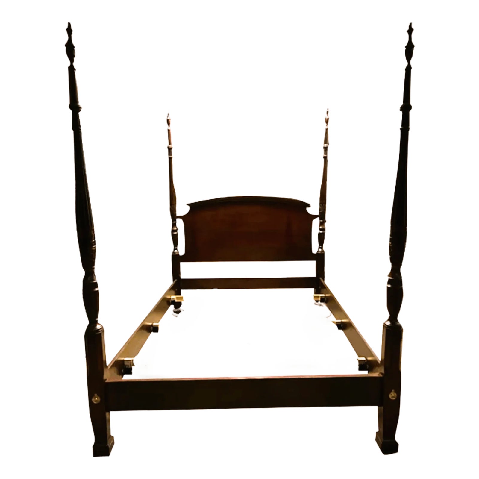 Drexel Heritage Four Poster Queen Size 'Carleton' Cherry Wood Rice