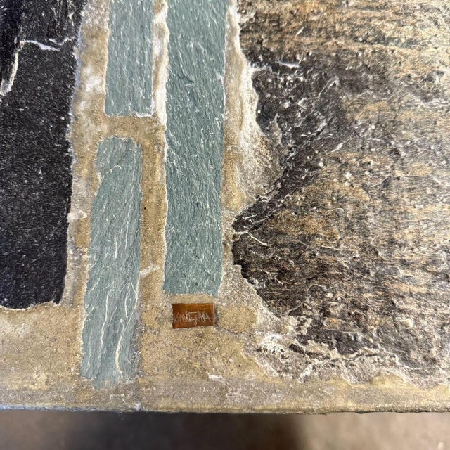 Black Brutalist Early Edition Square Coffee Table by Paul Kingma, 1964 For Sale - Image 8 of 11