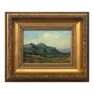 James Wright Painting of a Mountain in Lake District England by 20th Century British Artist, 1980