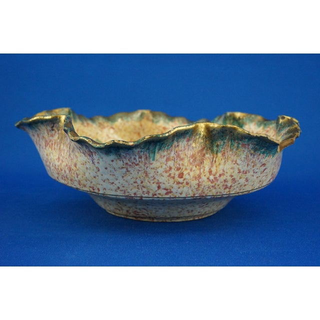Vintage Italian Ceramic Bowl Centerpiece by Saca Sesto Fiorentino, 1940s For Sale - Image 6 of 18