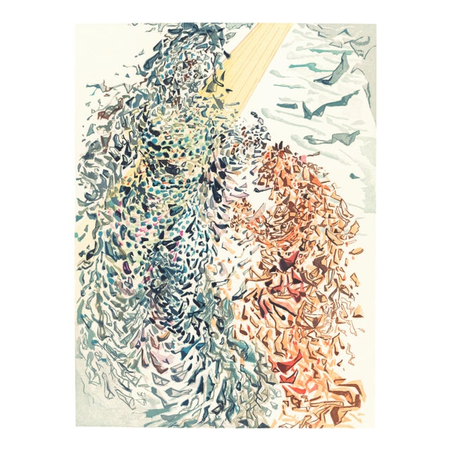 Original engraving from Salvador Dalí’s "The Divine Comedy" published by Editions d’Art Les Heures Claires, Paris, in...