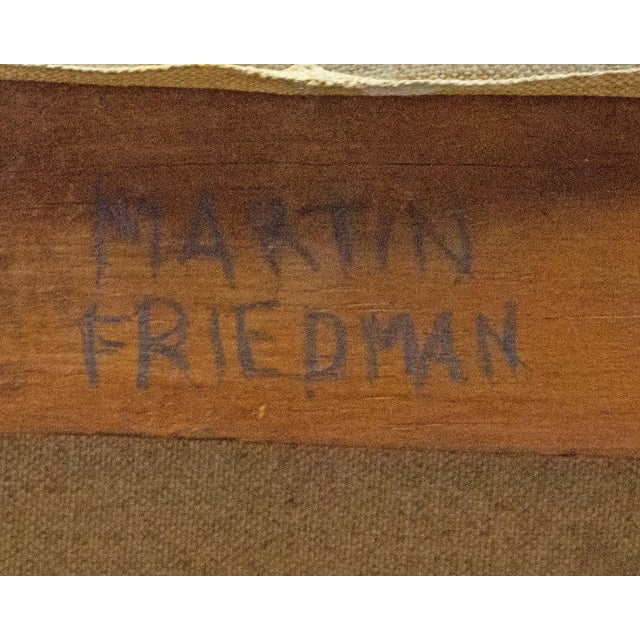 “Illuminated Night” Abstract Oil on Canvas Painting by Martin Friedman For Sale - Image 11 of 11