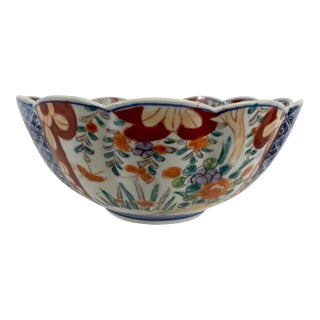 Antique Hand-Painted Imari Bowl From Japan - Circa 1900 For Sale
