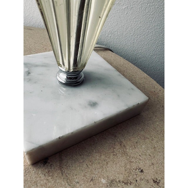 1960s A Pair of Vintage Hollywood Regency Glass Table Lamp Waterfall Lamp Prism Glass Tear Drop Pendant Light Italianate Home Decor 1960s 1970s For Sale - Image 5 of 6