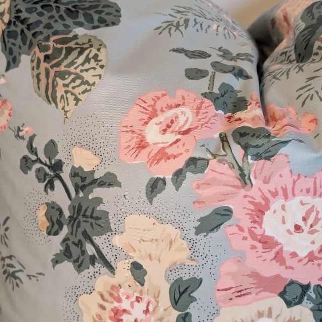 Textile Lee Jofa Althea Pillows in River For Sale - Image 7 of 7