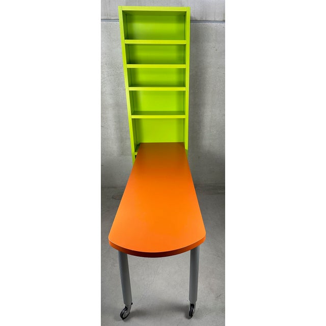 Metal Design Workstation by Misuraemme, 1990s, Set of 2 For Sale - Image 7 of 18