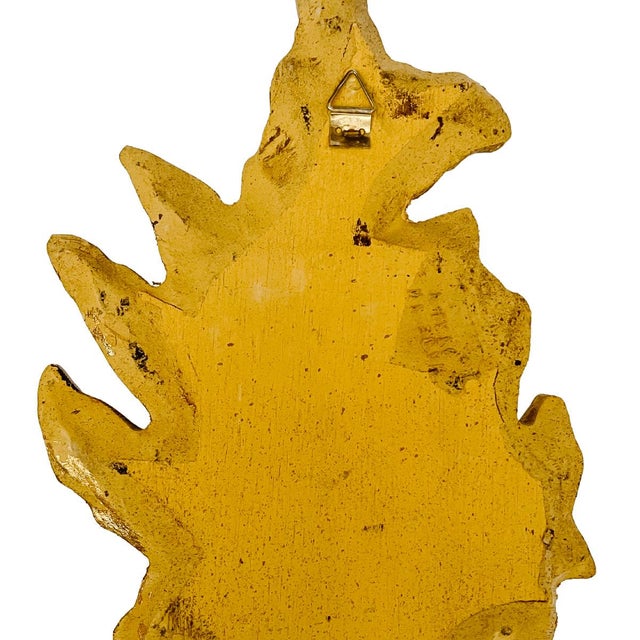 Gold 1960 Italian Rococo Giltwood & Tole Two-Arm Candlestick Wall Sconces - A Pair For Sale - Image 8 of 8