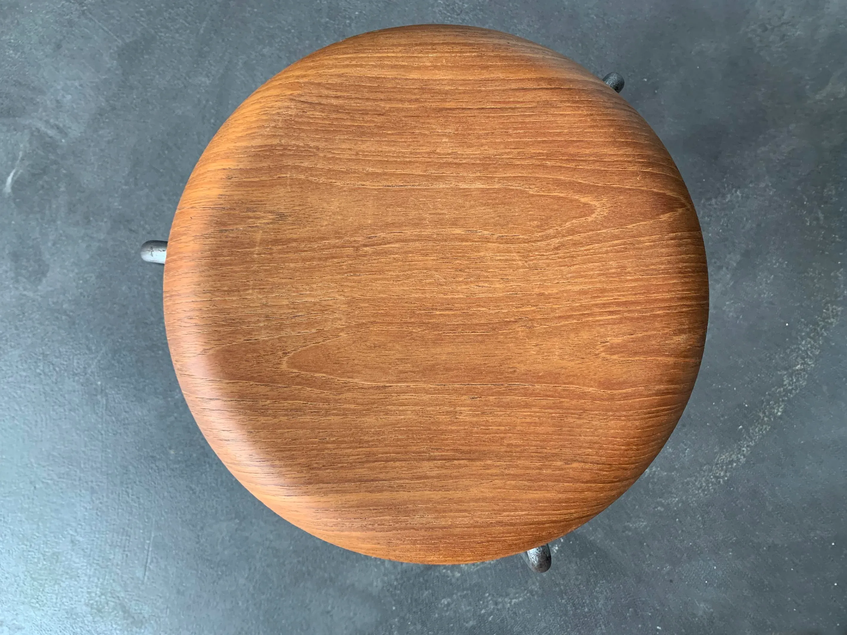 スツール Arne Jacobsen 3170 Teak FRITZ HANSEN Dot Stool 3170 in Teak by Arne Jacobsen for Fritz Hansen, 1965