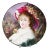 Antique 1800’s High Hand Painted French Portrait Plate For Sale