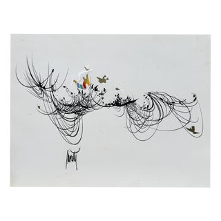 Raymond Moretti, The Flight of Thoughts, Mixed Media For Sale