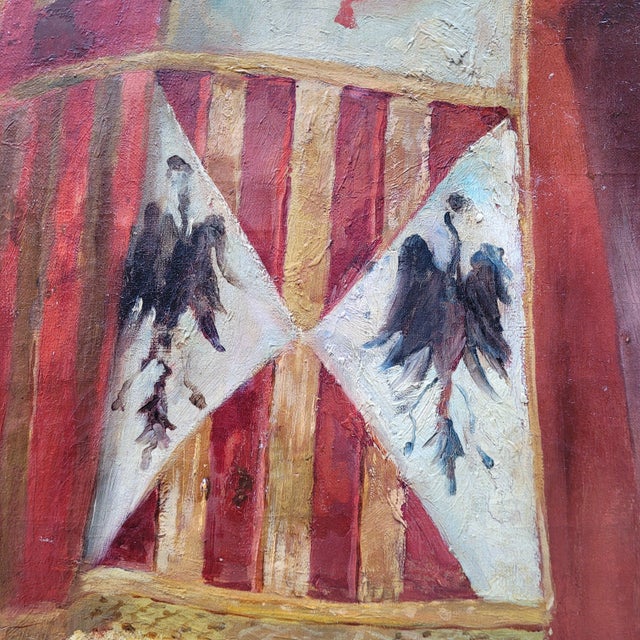 José Alcázar Tejedor, Macero Castellano, 1880, Oil on Canvas For Sale - Image 11 of 18