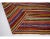 Mid 20th Century 1960s Vintage Colorful Striped Turkish Kilim Rug- 6′10″ × 13′1″ For Sale - Image 5 of 7