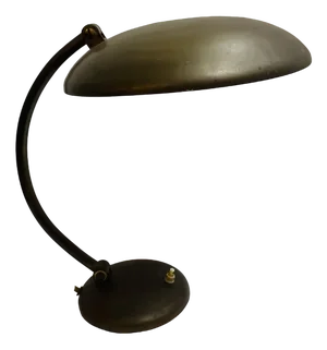 Adjustable Height Picture Brass Lamp, 1920s