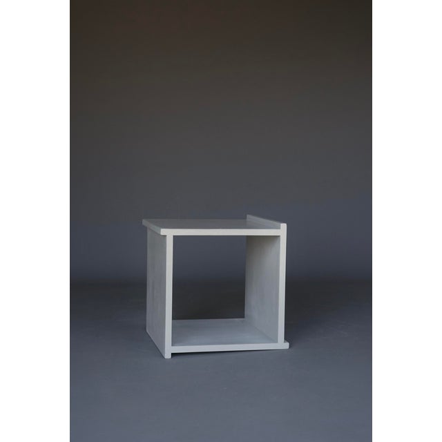 Vintage Plywood Cube Stool, 1960s For Sale - Image 13 of 14