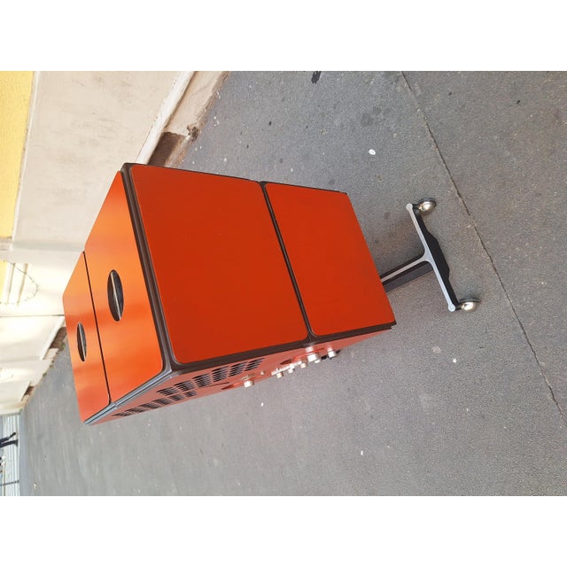 First Series Red RR126 Radio by Achille & Pier Giacomo Castiglioni for Brionvega, 1980s For Sale - Image 16 of 18
