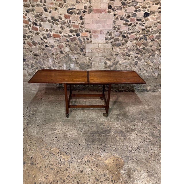 Vintage Danish Rosewood Drinks Trolley, 1960s For Sale - Image 14 of 18
