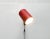 Red Mid-Century German Minimalist Wall Lamp from Hala, 1960s For Sale - Image 8 of 18