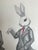 Not Yet Made - Made To Order Whimsical Original Oil Painting of Two Dancing Bunnies by Max and Alma For Sale - Image 5 of 6