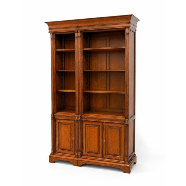 Wood Open Bookcase in Cherrywood For Sale - Image 7 of 7