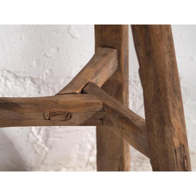 Antique Handmade Stool, 1900 For Sale - Image 5 of 8