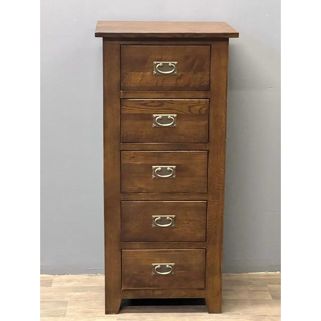 Mission 5 Drawer Lingerie Dresser - Micheal Cherry For Sale - Image 13 of 15