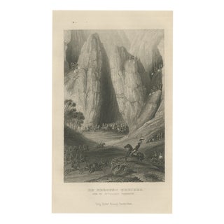 The Khyber Pass Defended by the Afghans, 1859, Paper For Sale