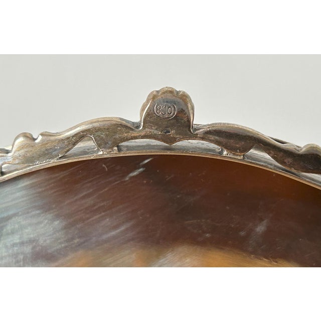 Art Nouveau 800 Silver Jewel Box with Vermeil Interior, Germany, 1890s For Sale - Image 15 of 17