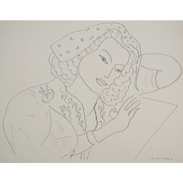 Modern Henri Matisse, Solitary Reverie, Signed Lithograph For Sale - Image 3 of 6
