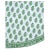 Riya Green Round Tablecloth, 90-Inch For Sale - Image 6 of 7