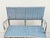 1950s Vintage Two-Seater Rattan Bench, 1950s For Sale - Image 5 of 7