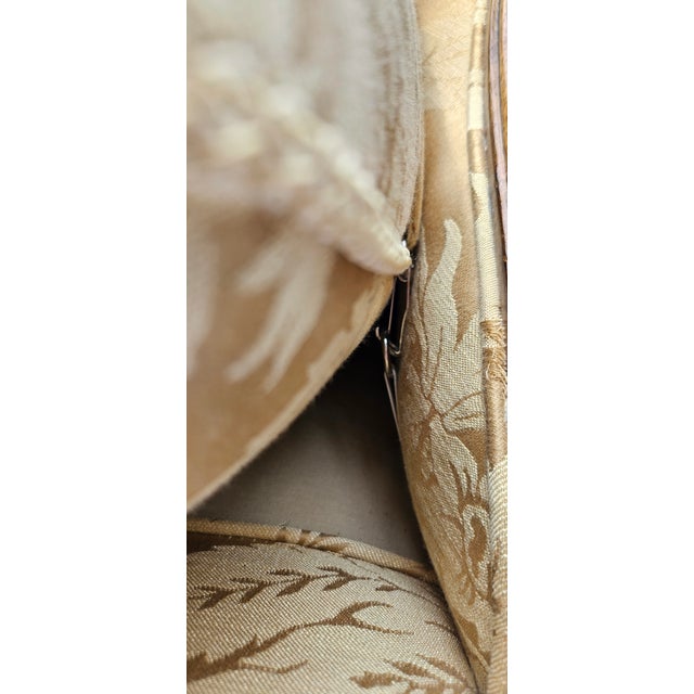 Century French Louis XVI Hand-Carved Walnut Sofa For Sale - Image 13 of 15