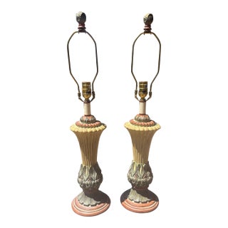 1980s Victorian Revival Lamps- Set of 2 For Sale