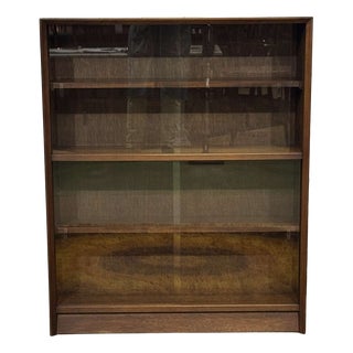 English Mahogany Display Cabinet, 1970s For Sale