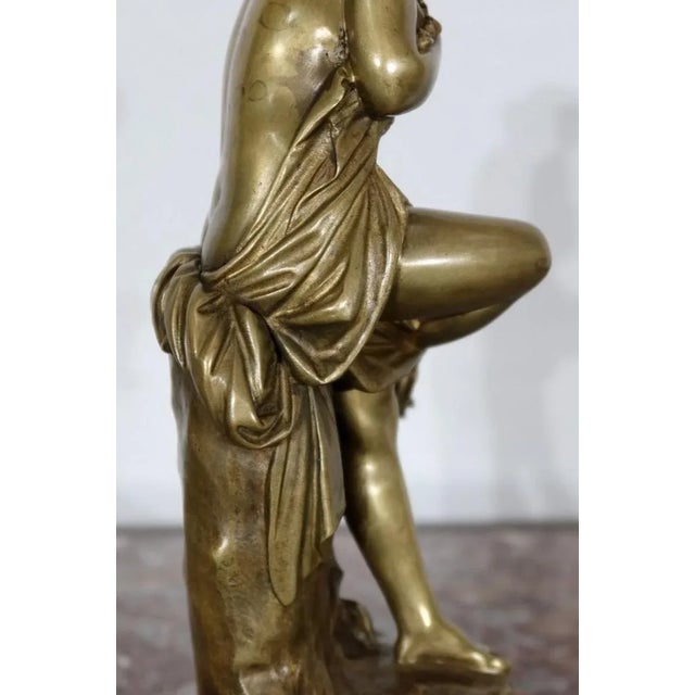 A. Carrier-Belleuse, Female Bather, Mid-19th Century, Bronze For Sale - Image 17 of 18