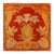 Antique Hooked Silk Rug in Red and Beige Floral Patterns - Rug & Kilim For Sale