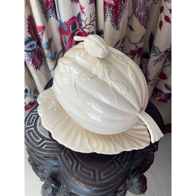 English English Creamware Melon Tureen For Sale - Image 3 of 12